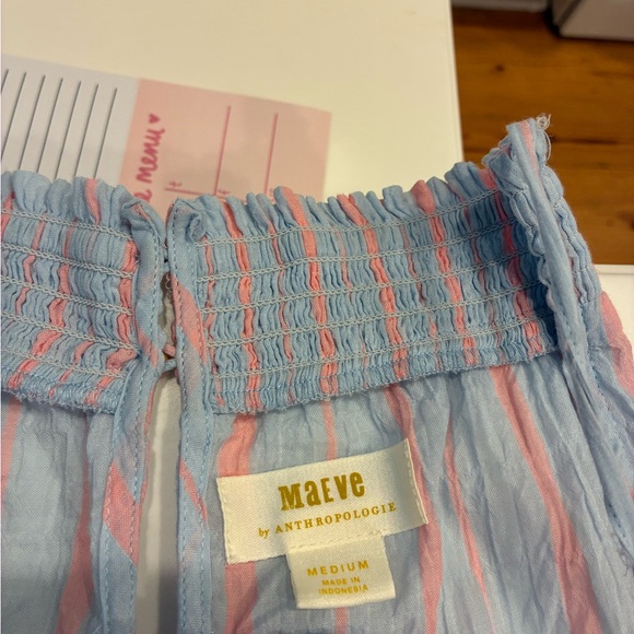 Maeve Striped Smock Top - Picture 5 of 7